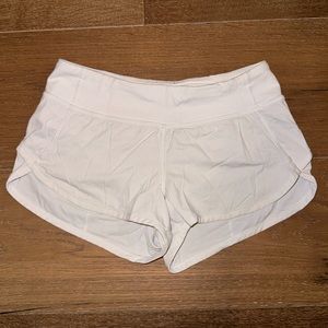 Ivivva by Lululemon White Speedy Shorts